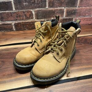 Dr. Martens Tan Lace Up Boots